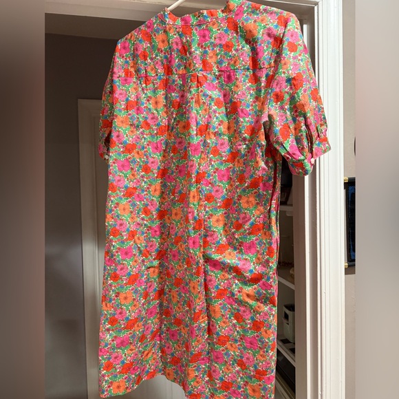 J Crew Floral Button-Up Dress - Picture 4 of 4